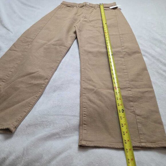 New 33 Mother x Anthropologie The Half Pipe Flood barrel jeans The Devil May - Picture 6 of 13